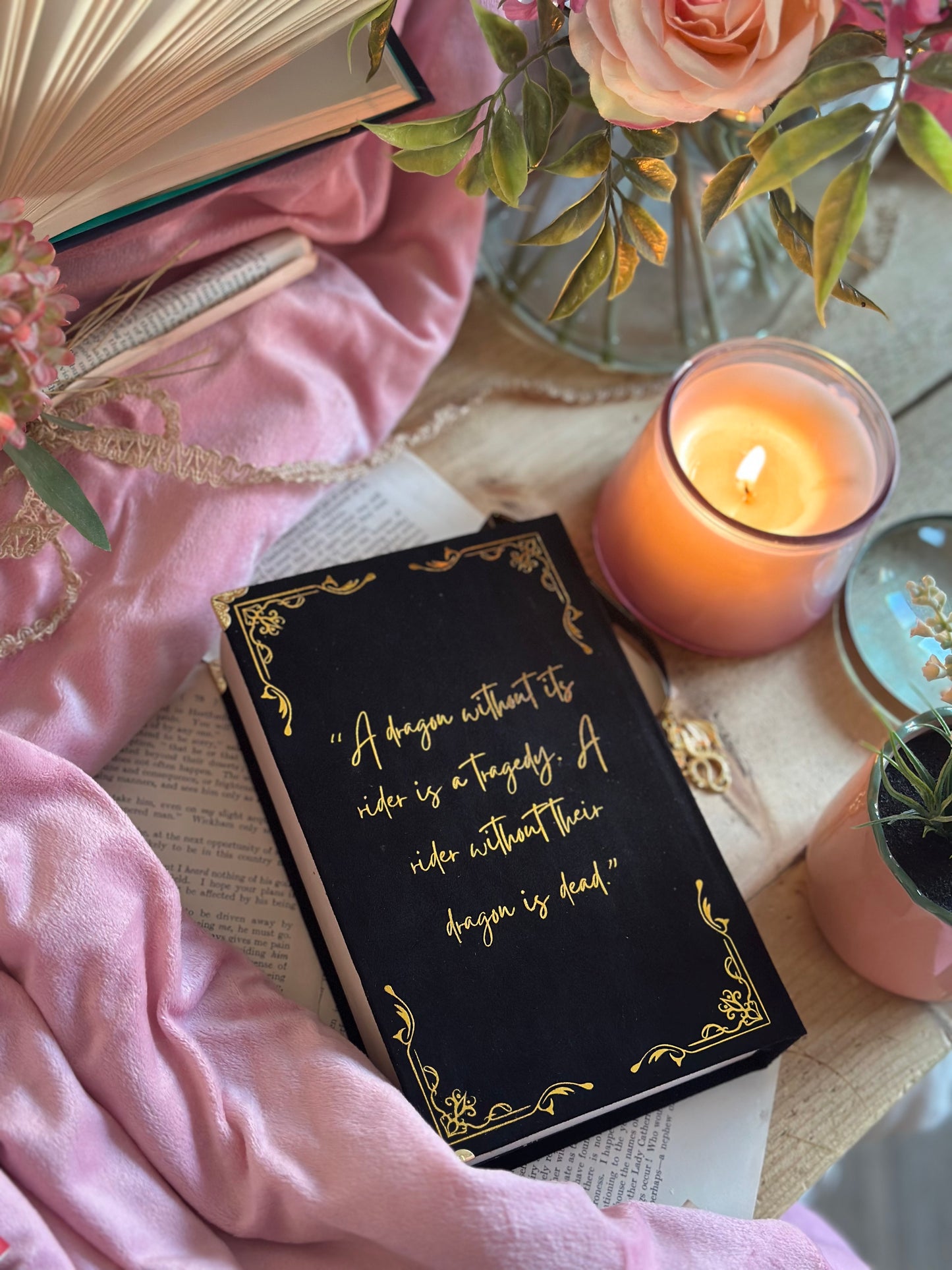 Fourth Wing / Iron Flame by Rebecca Yarros Custom Book Rebind - The Empyrean - The Rider Editions | Handmade, Special Edition