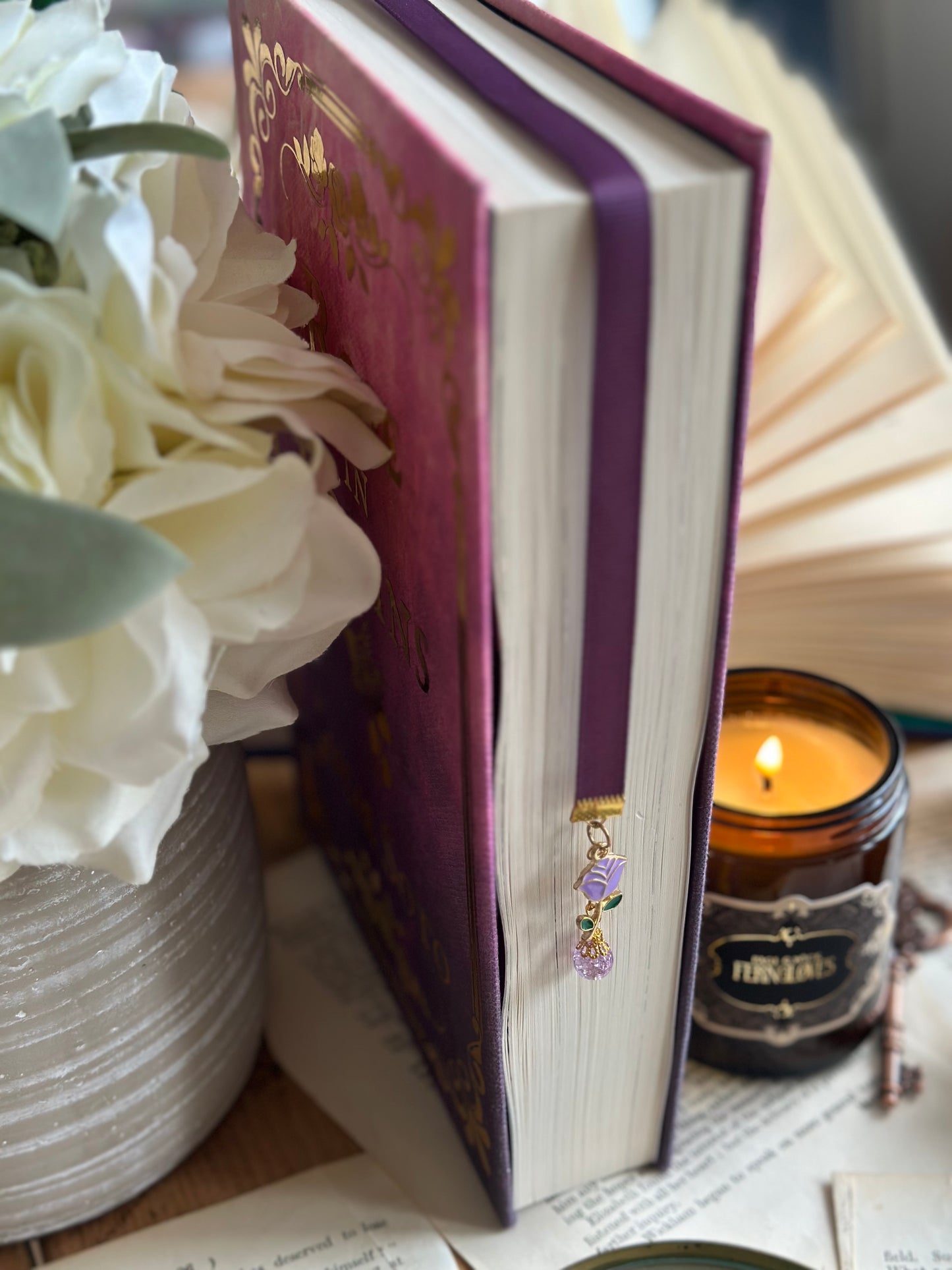 Rose in Chains by Julie Soto Custom Book Rebind | Handmade, Special Edition