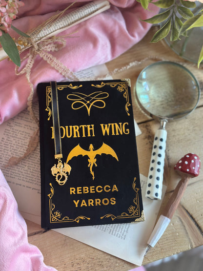 Fourth Wing / Iron Flame by Rebecca Yarros Custom Book Rebind - The Empyrean - The Rider Editions | Handmade, Special Edition