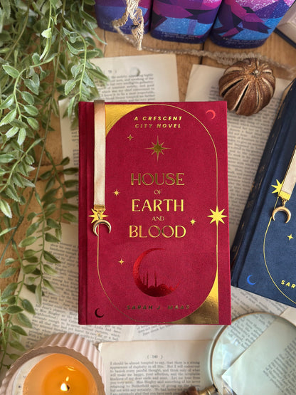 Crescent City series by Sarah J. Maas - Crescent City by Sarah J. Maas - House of Earth and Blood / Sky and Breath / Flame and Shadow | Handmade, Rebind, Special Edition