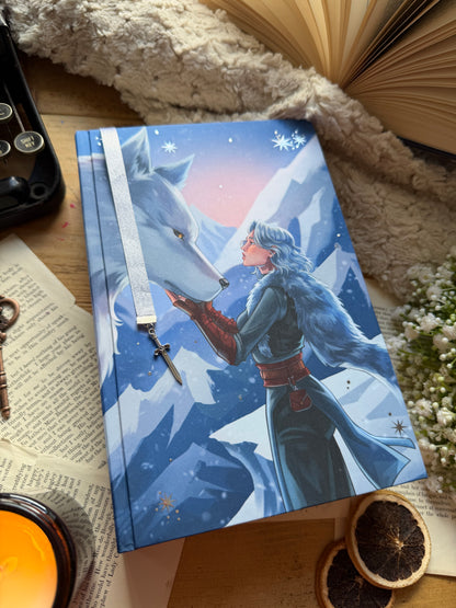 Dire Bound by Sable Sorenson Custom Book Rebind with artwork by Minart 1405| Handmade, Special Edition