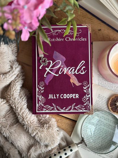 RIVALS series by Jilly Cooper Custom Book Rebind - The Rutshire Chronicles | Handmade, Rebind, Special Edition
