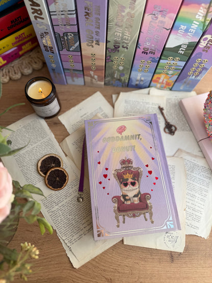 Dungeon Crawler Carl series by Matt Dinniman - The Royal Court of Princess Donut PURPLE editions - custom book rebinds, special editions