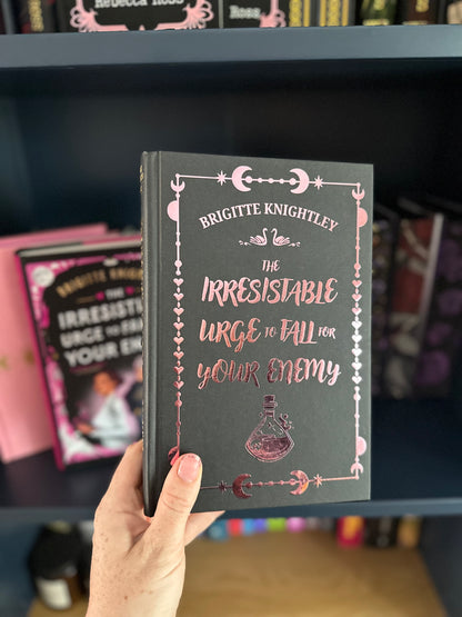 Make Your Own Special Edition book - The Irresistible Urge to Fall For Your Enemy by Brigitte Knightley Ready to Iron On Book Design - Vinyl