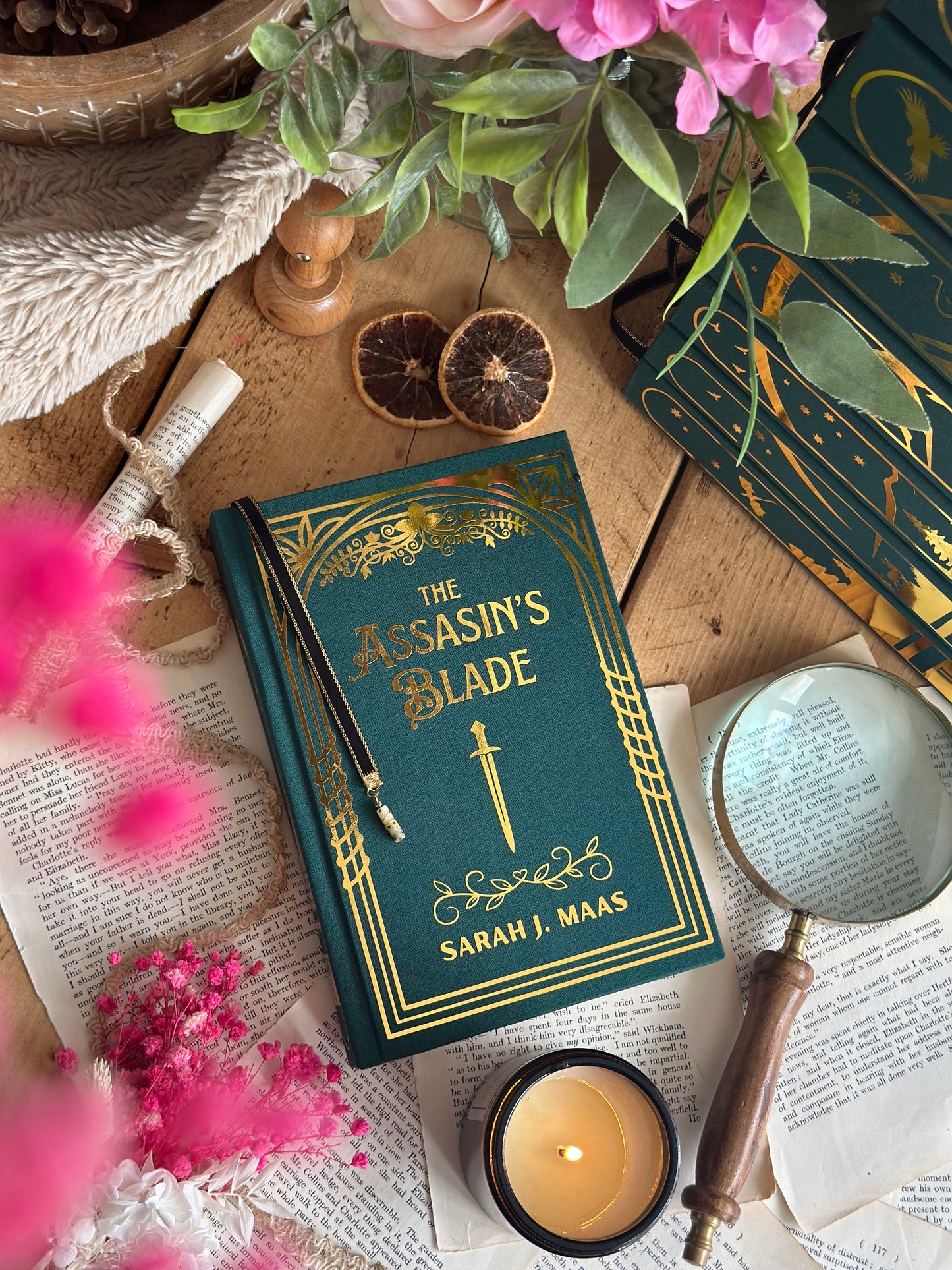 Throne of Glass by Sarah J. Maas | Handmade, Rebind, Special Edition