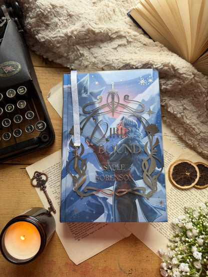 Dire Bound by Sable Sorenson Custom Book Rebind with artwork by Minart 1405| Handmade, Special Edition