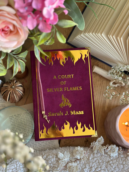 A Court of Thorns & Roses by Sarah J. Maas - The Elaine Edition | Pink Ombré, ACOTAR, Handmade, Rebind, Special Edition