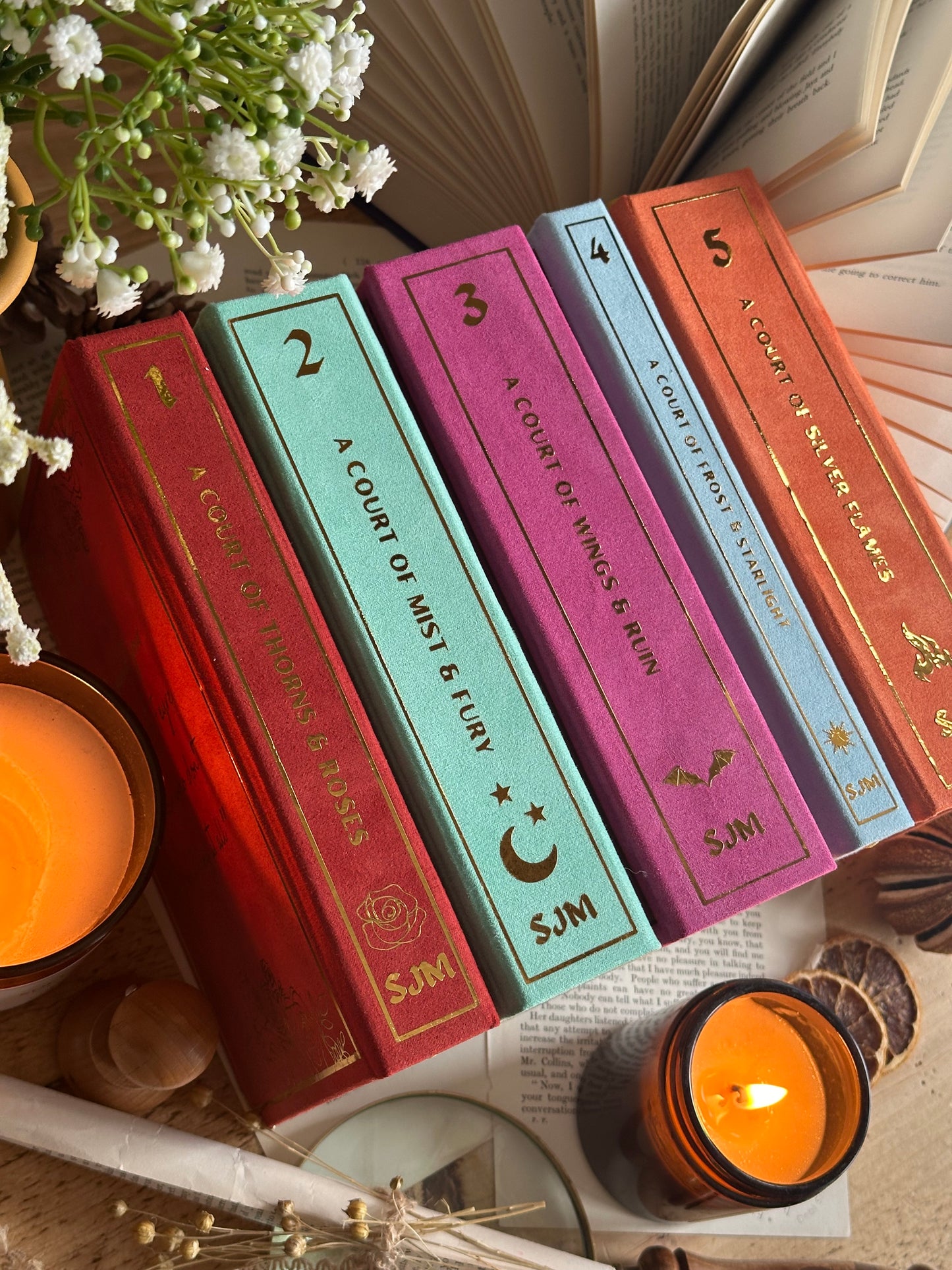 A Court of Thorns & Roses by Sarah J. Maas - Standard Edition | ACOTAR, Handmade, Rebind, Special Edition