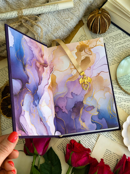 Fourth Wing / Iron Flame by Rebecca Yarros Custom Book Rebind - The Empyrean - The Classic Editions | Handmade, Special Edition (Copy)