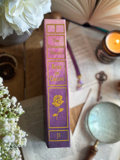 Rose in Chains by Julie Soto Custom Book Rebind | Handmade, Special Edition