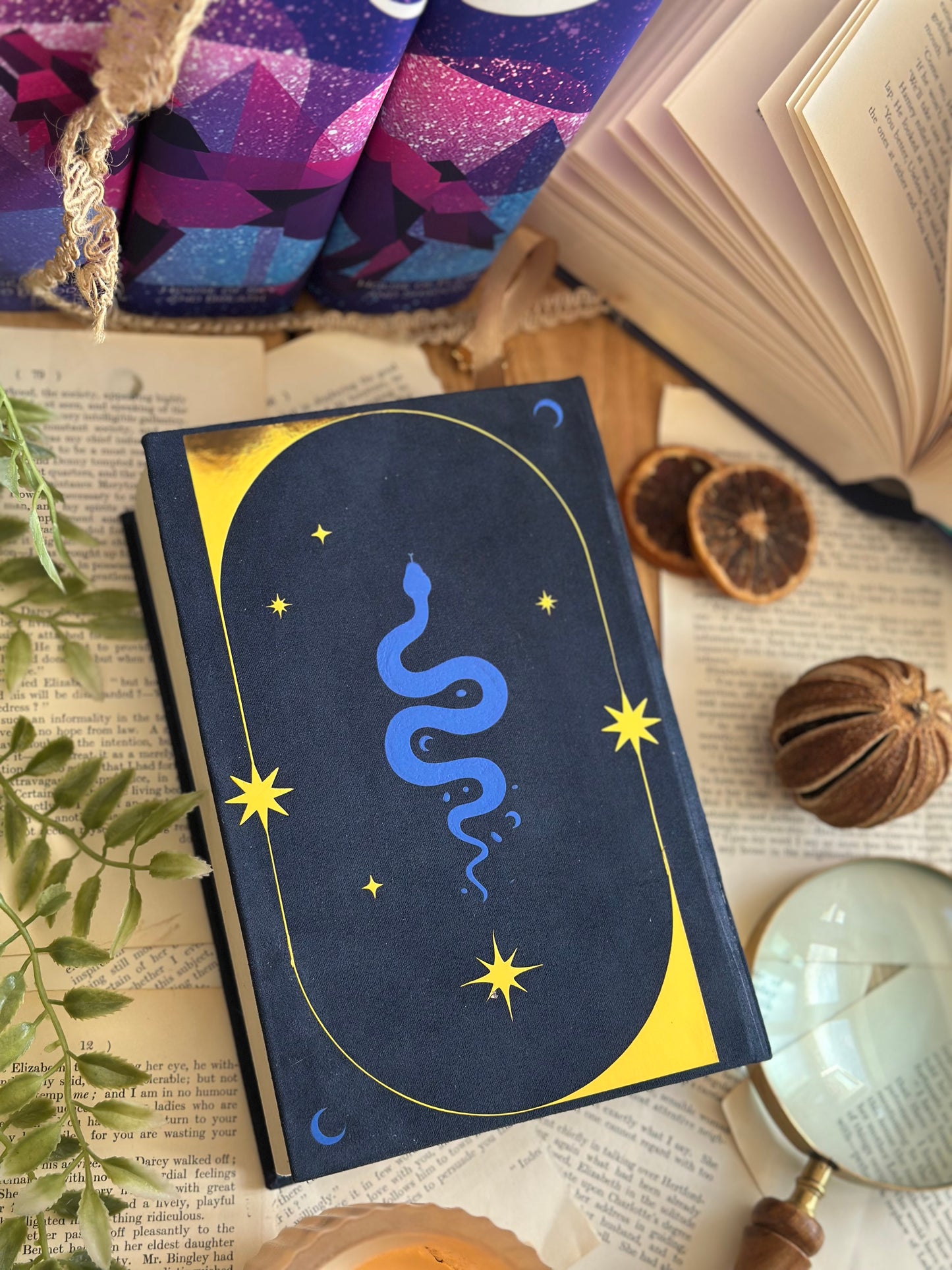Crescent City series by Sarah J. Maas - Crescent City by Sarah J. Maas - House of Earth and Blood / Sky and Breath / Flame and Shadow | Handmade, Rebind, Special Edition