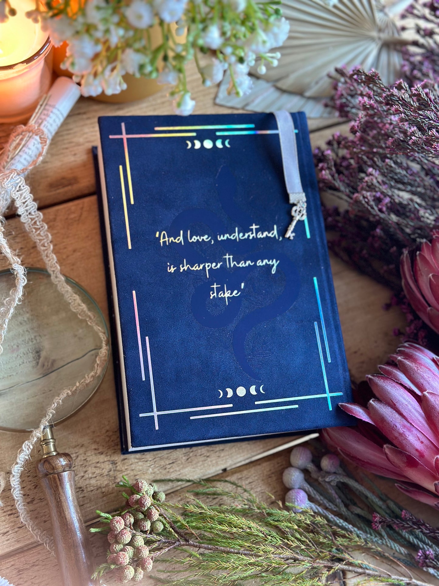 The Serpent and the Wings of Night / The Ashes and the Star-Cursed King (Crowns of Nyaxia) Custom Book Rebind | Handmade, Rebind, Special Edition (Copy)