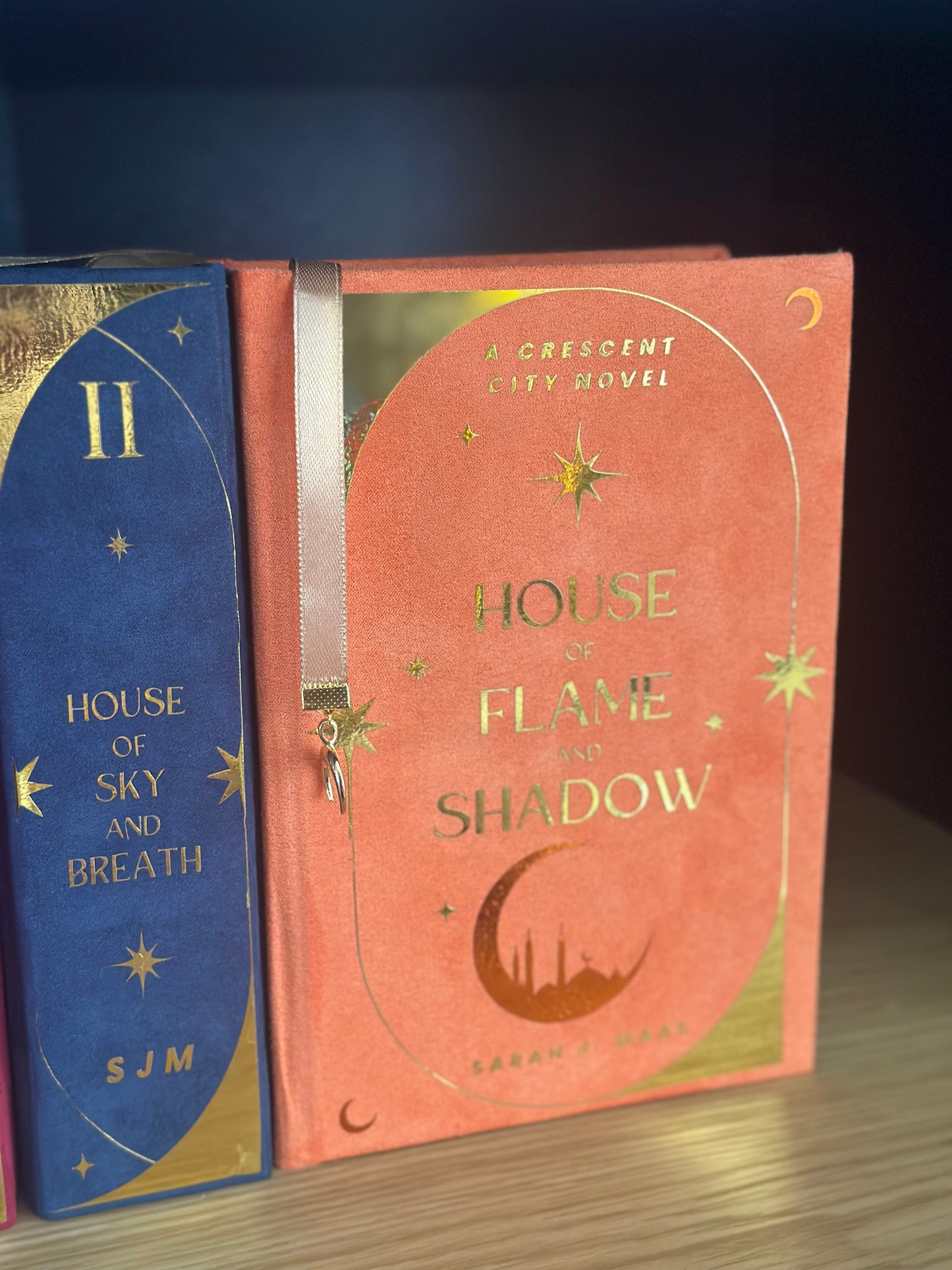 Crescent City series by Sarah J. Maas - Crescent City by Sarah J. Maas - House of Earth and Blood / Sky and Breath / Flame and Shadow | Handmade, Rebind, Special Edition