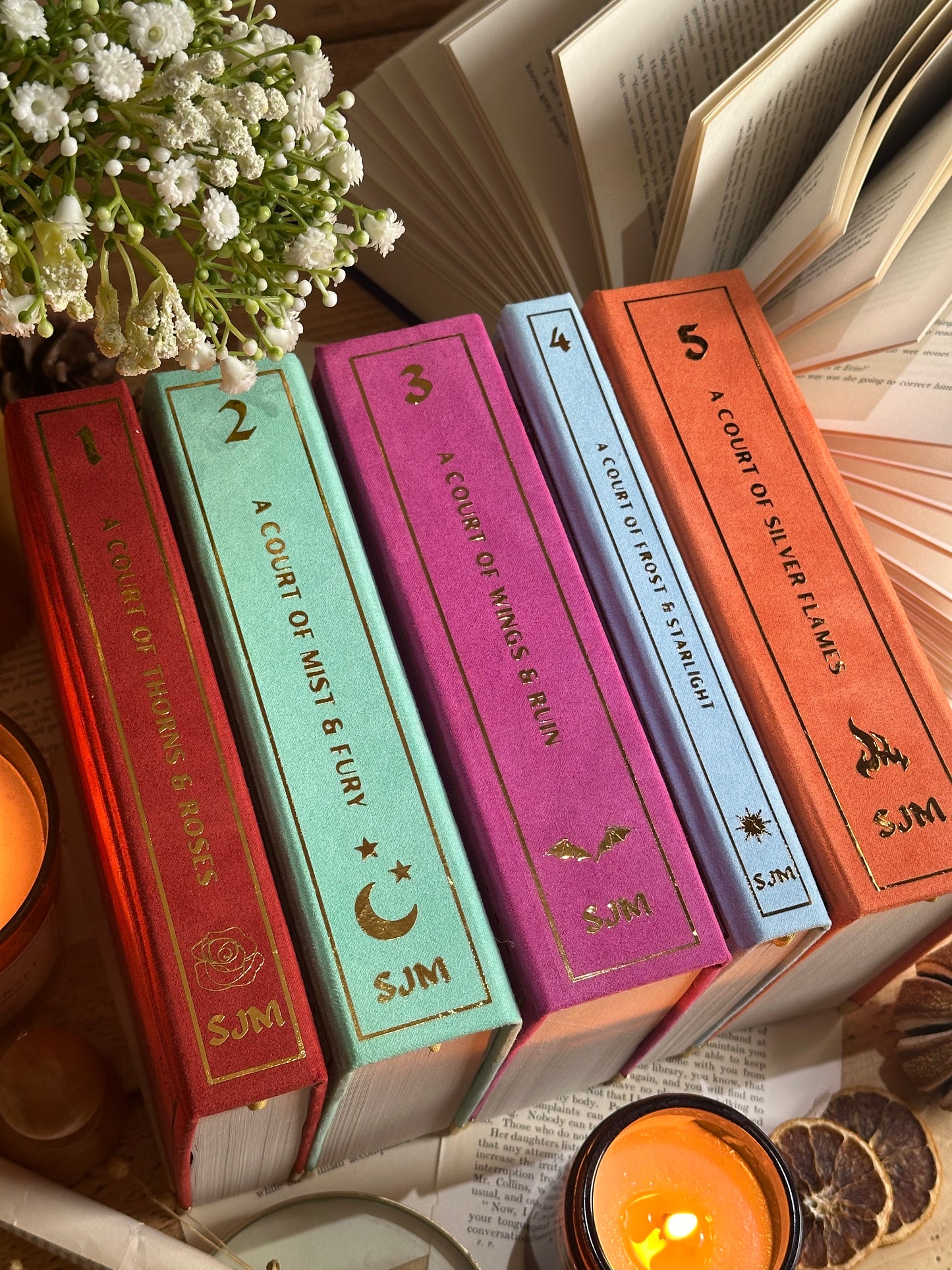 A Court of Thorns & Roses by Sarah J. Maas - Standard Edition | ACOTAR, Handmade, Rebind, Special Edition
