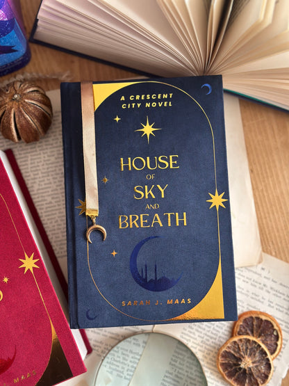 Crescent City series by Sarah J. Maas - Crescent City by Sarah J. Maas - House of Earth and Blood / Sky and Breath / Flame and Shadow | Handmade, Rebind, Special Edition