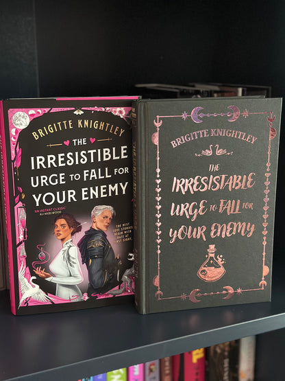 Make Your Own Special Edition book - The Irresistible Urge to Fall For Your Enemy by Brigitte Knightley Ready to Iron On Book Design - Vinyl