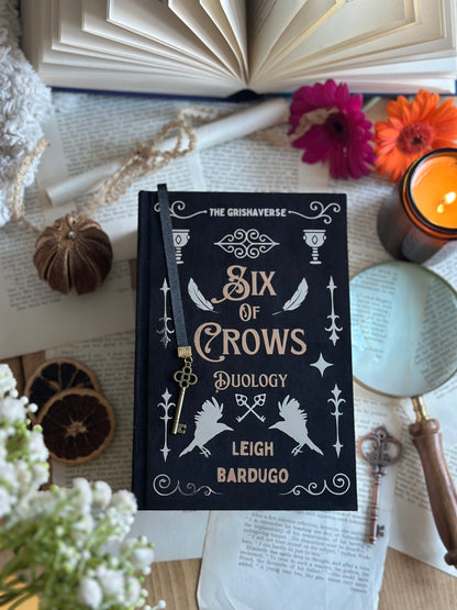Six of Crows and Crooked Kingdom duology / omnibus by Leigh Bardugo Custom Book Rebind | Handmade, Special Edition