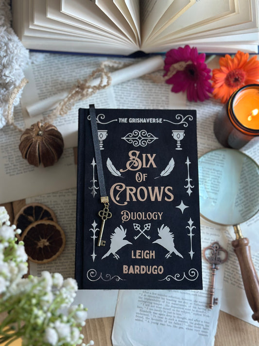 Six of Crows and Crooked Kingdom duology / omnibus by Leigh Bardugo Custom Book Rebind | Handmade, Special Edition