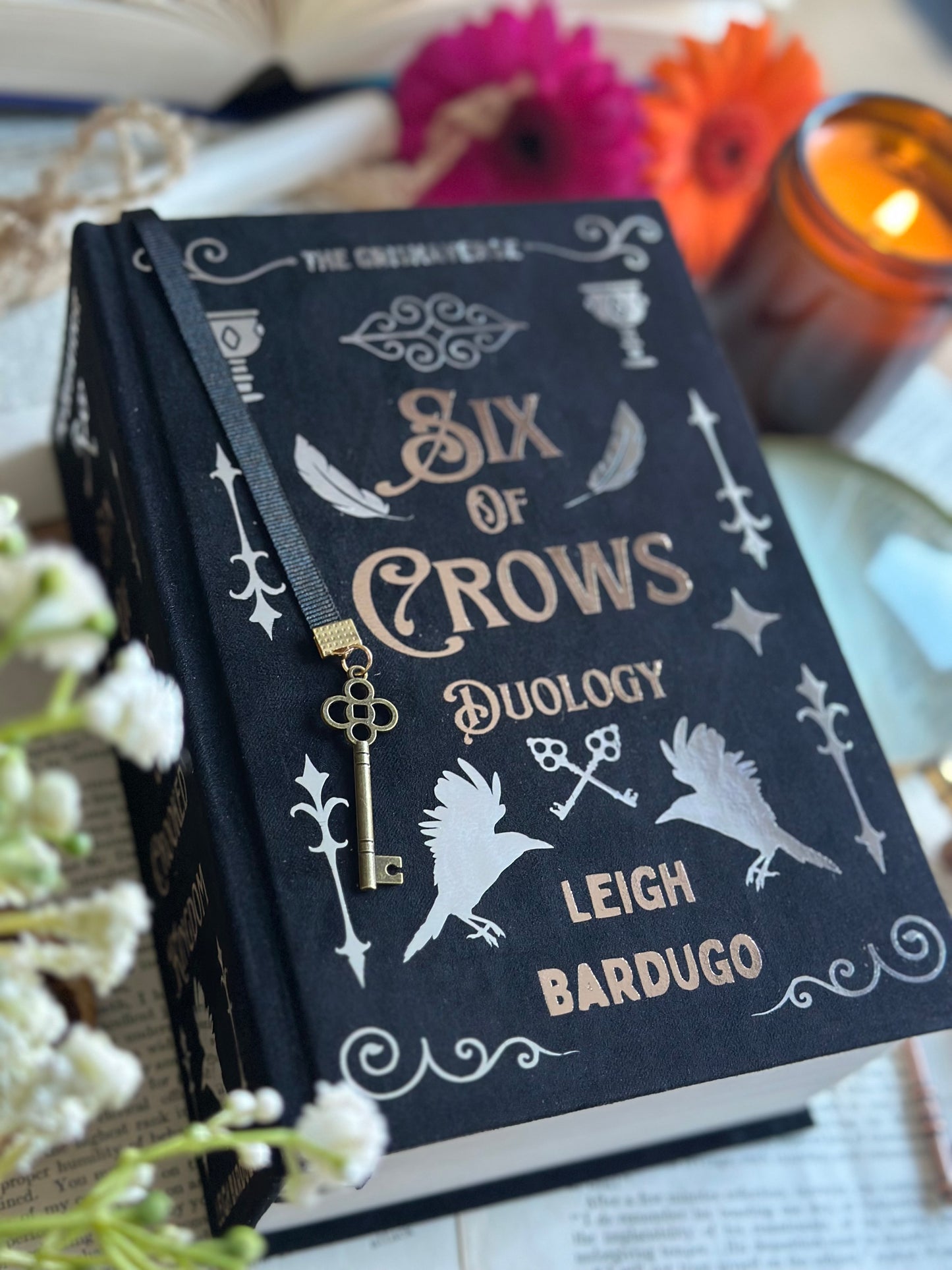 Six of Crows and Crooked Kingdom duology / omnibus by Leigh Bardugo Custom Book Rebind | Handmade, Special Edition