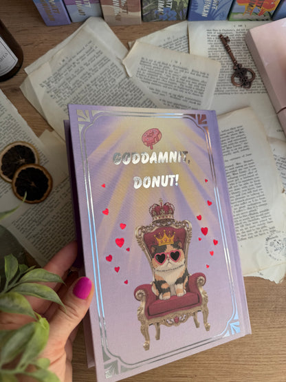 Dungeon Crawler Carl series by Matt Dinniman - The Royal Court of Princess Donut PURPLE editions - custom book rebinds, special editions