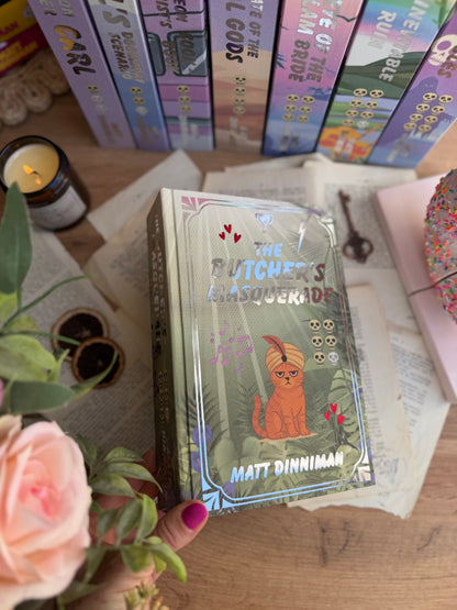 Dungeon Crawler Carl series by Matt Dinniman - The Royal Court of Princess Donut PURPLE editions - custom book rebinds, special editions