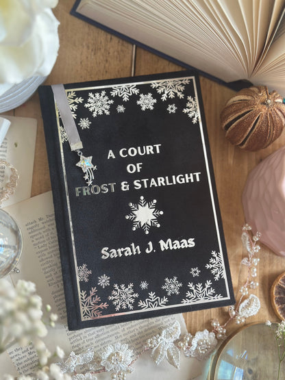 A Court of Thorns & Roses by Sarah J. Maas - The Velaris Edition | Black and Silver, ACOTAR, Handmade, Rebind, Special Edition