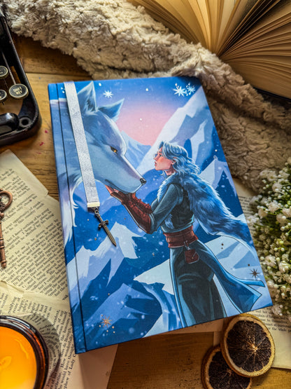 Dire Bound by Sable Sorenson Custom Book Rebind with artwork by Minart 1405| Handmade, Special Edition