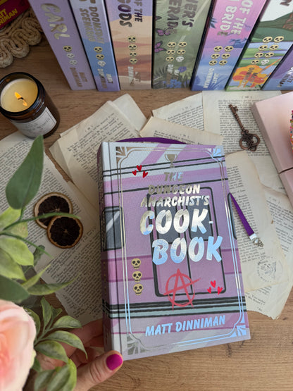 Dungeon Crawler Carl series by Matt Dinniman - The Royal Court of Princess Donut PURPLE editions - custom book rebinds, special editions