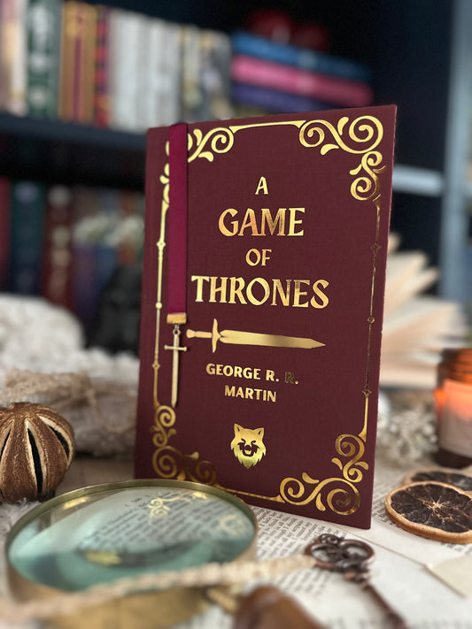 Game of Thrones series by George R. R. Martin Custom Book Rebind | Handmade, Rebind, Special Edition