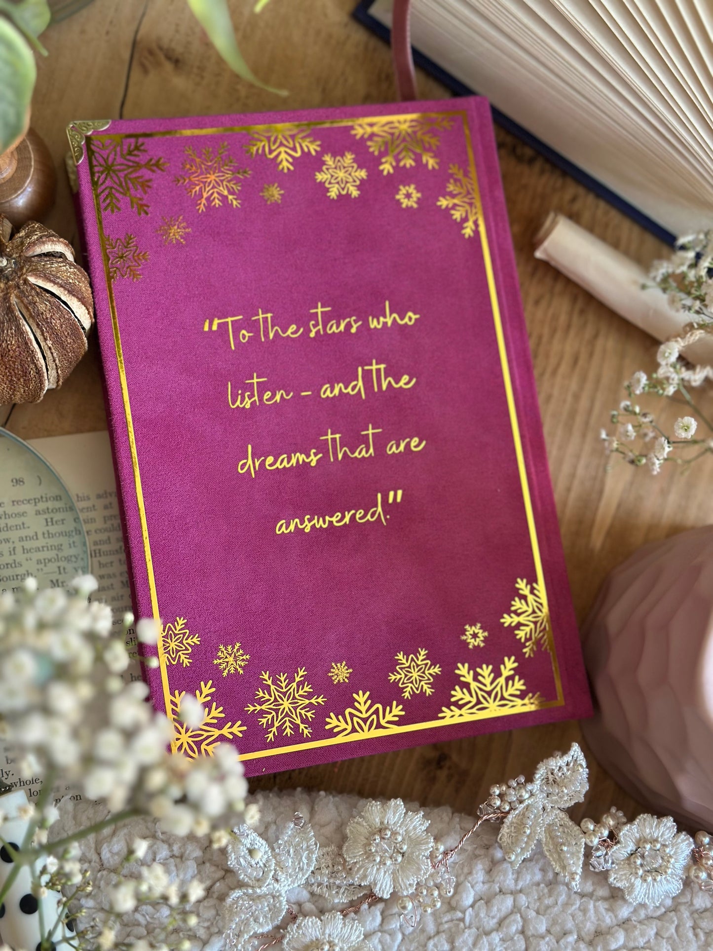 A Court of Thorns & Roses by Sarah J. Maas - The Elaine Edition | Pink Ombré, ACOTAR, Handmade, Rebind, Special Edition