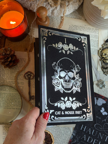 Haunting Adeline and Hunting Adeline The Cat and Mouse Duet by H. D. Carlton - Custom Book Rebind, Handmade, Dark Romance