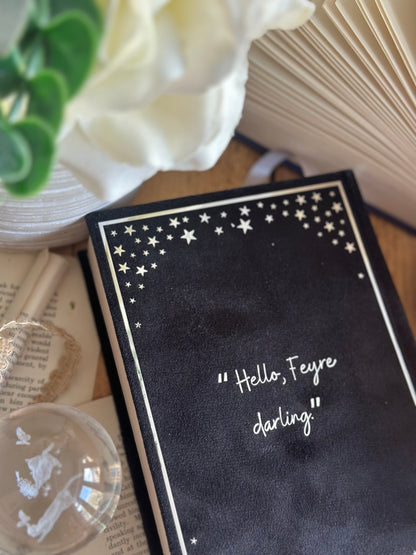 A Court of Thorns & Roses by Sarah J. Maas - The Velaris Edition | Black and Silver, ACOTAR, Handmade, Rebind, Special Edition