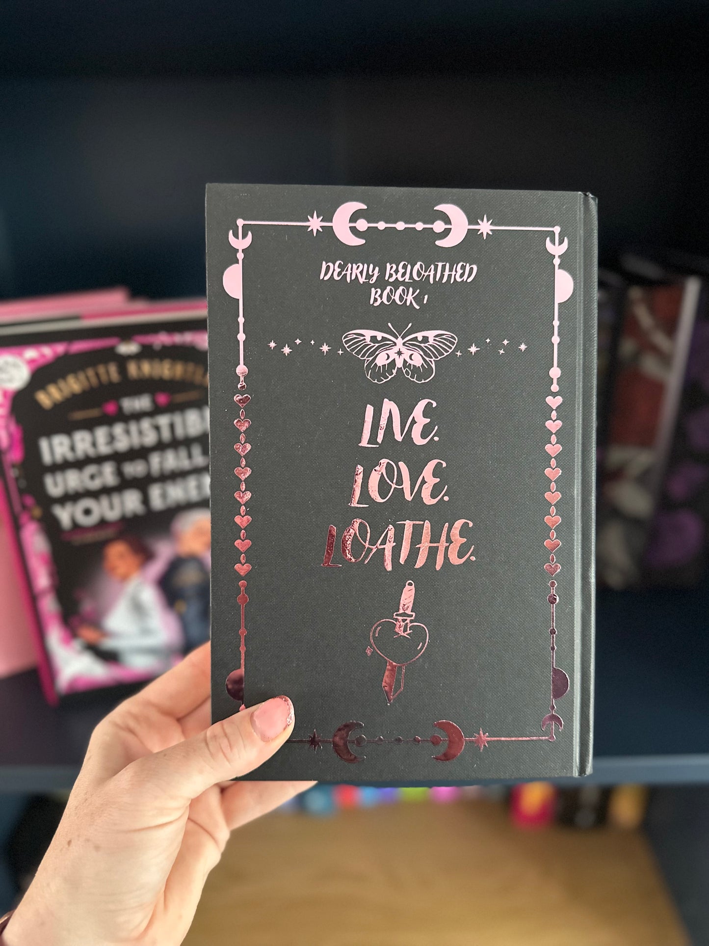 Make Your Own Special Edition book - The Irresistible Urge to Fall For Your Enemy by Brigitte Knightley Ready to Iron On Book Design - Vinyl
