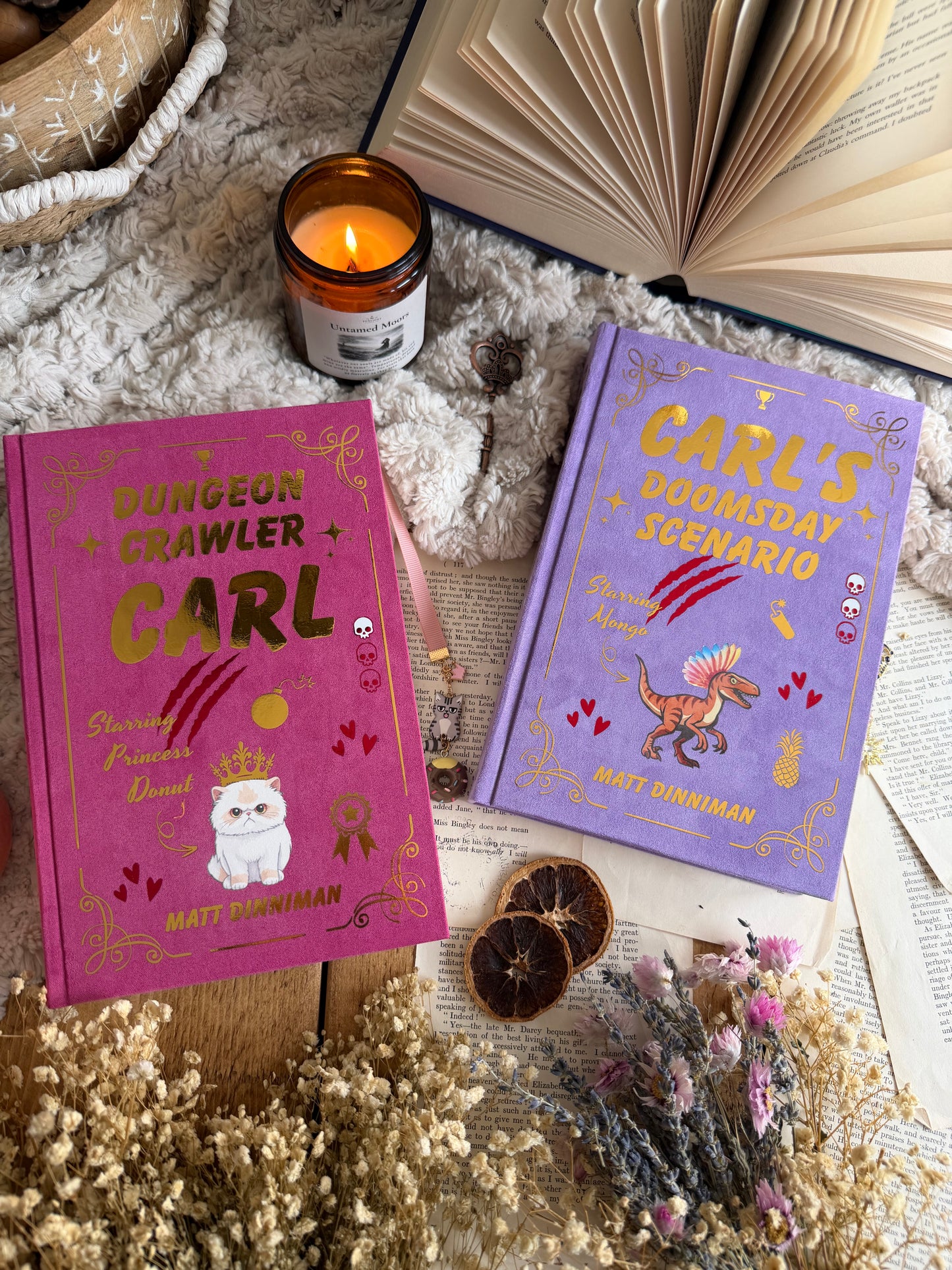 Dungeon Crawler Carl by Matt Dinniman - Special Character Editions | Handmade, Rebind, Special Edition