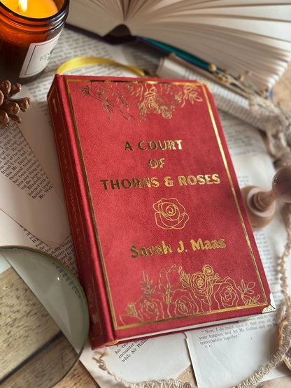 A Court of Thorns & Roses by Sarah J. Maas - Standard Edition | ACOTAR, Handmade, Rebind, Special Edition