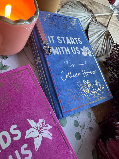 It Ends With Us / It Starts With Us by Colleen Hoover Custom Book Rebind | Handmade, Rebind, Special Edition