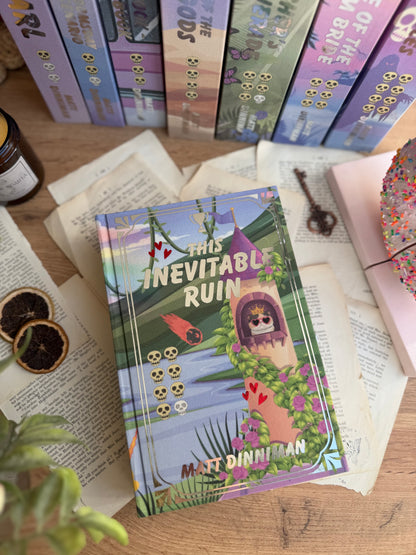 Dungeon Crawler Carl series by Matt Dinniman - The Royal Court of Princess Donut PURPLE editions - custom book rebinds, special editions
