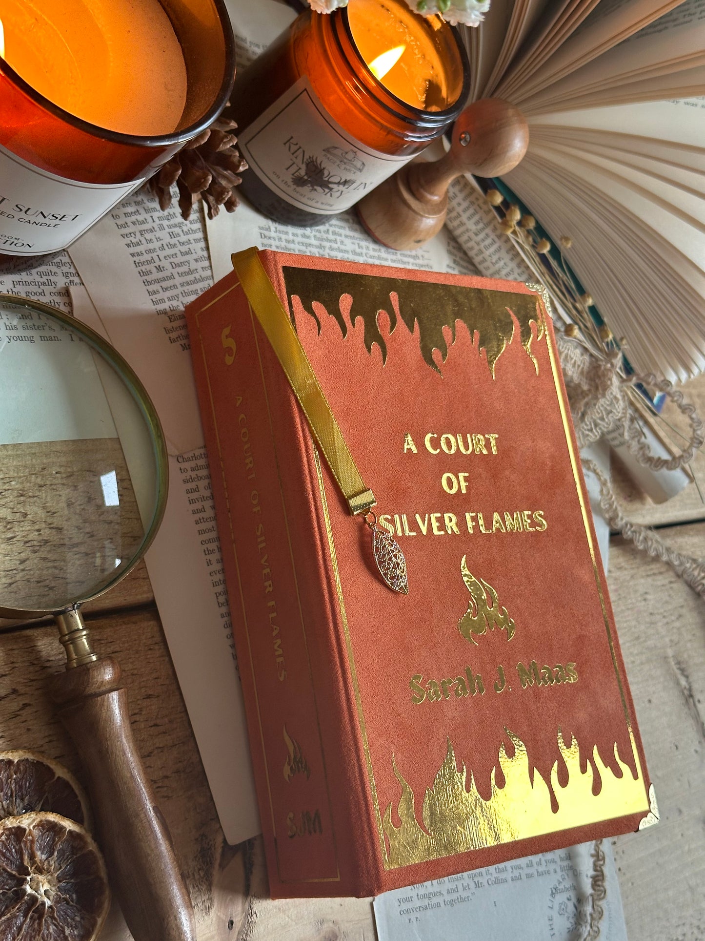 A Court of Thorns & Roses by Sarah J. Maas - Standard Edition | ACOTAR, Handmade, Rebind, Special Edition