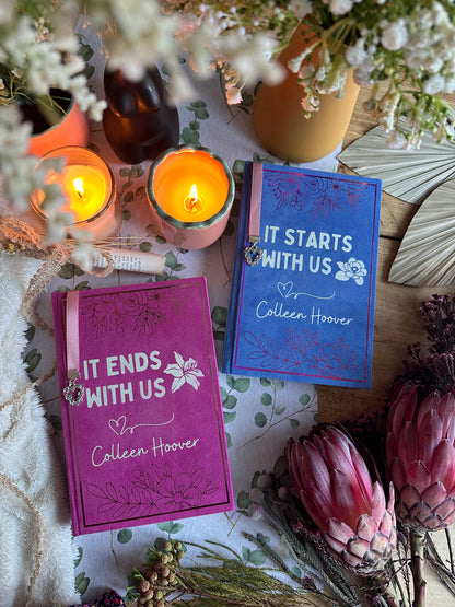 It Ends With Us / It Starts With Us by Colleen Hoover Custom Book Rebind | Handmade, Rebind, Special Edition