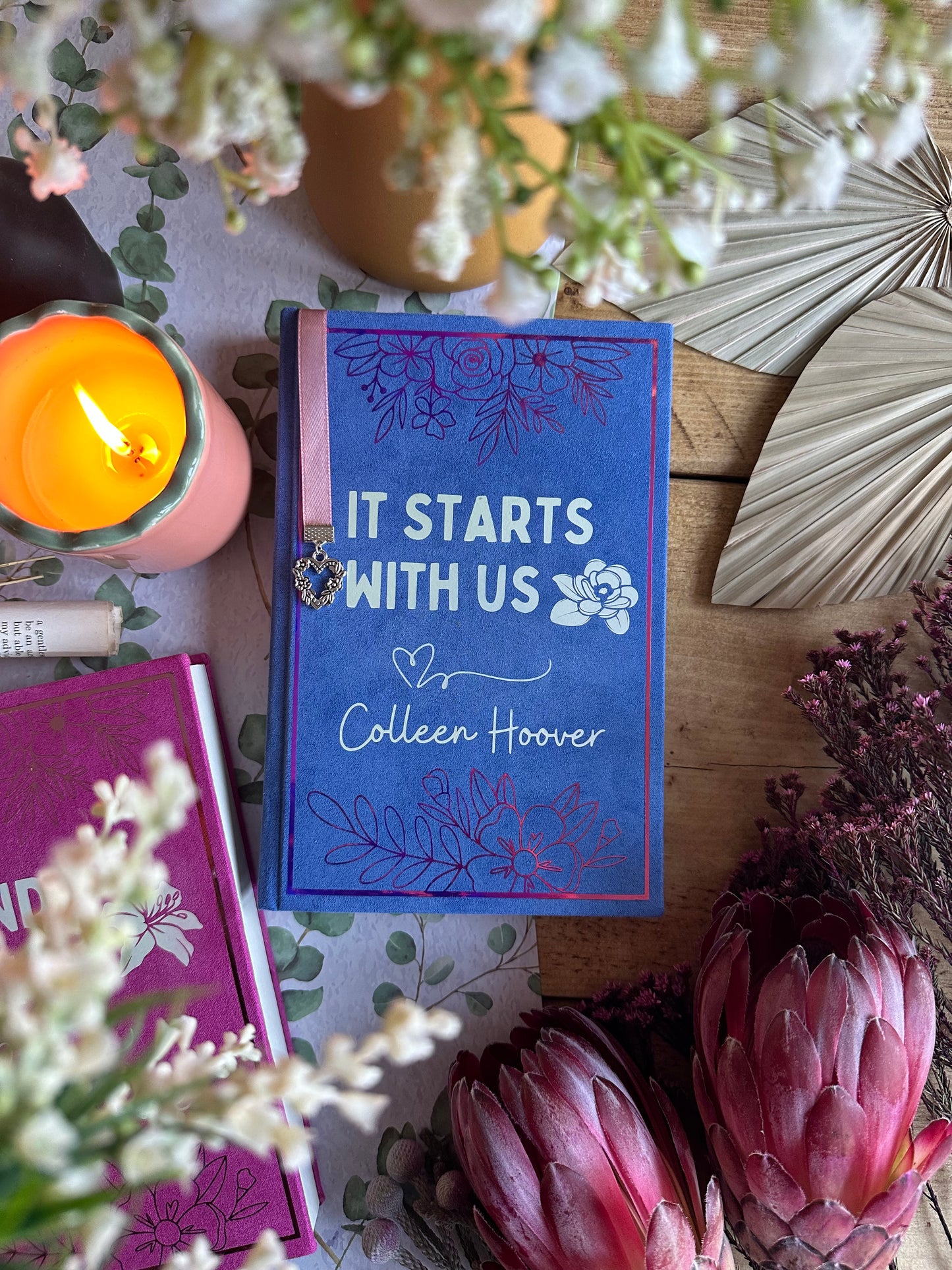 It Ends With Us / It Starts With Us by Colleen Hoover Custom Book Rebind | Handmade, Rebind, Special Edition