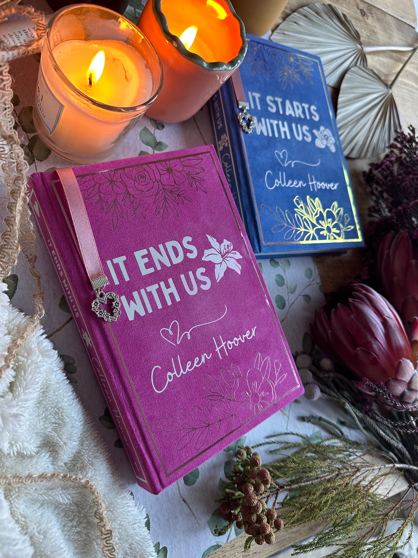 It Ends With Us / It Starts With Us by Colleen Hoover Custom Book Rebind | Handmade, Rebind, Special Edition