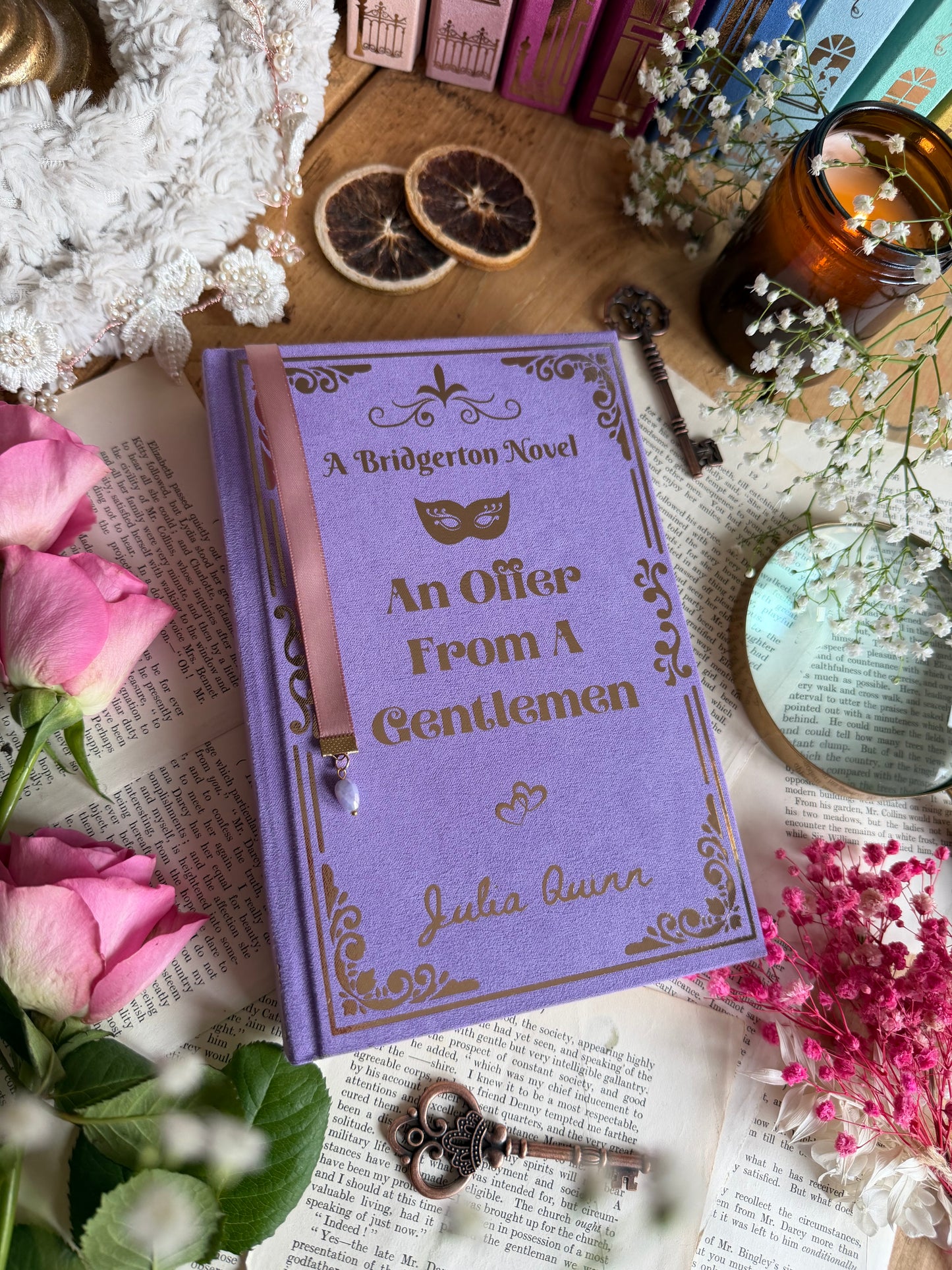 Bridgerton series by Julia Quinn | Handmade, Rebind, Special Edition, Romance Books