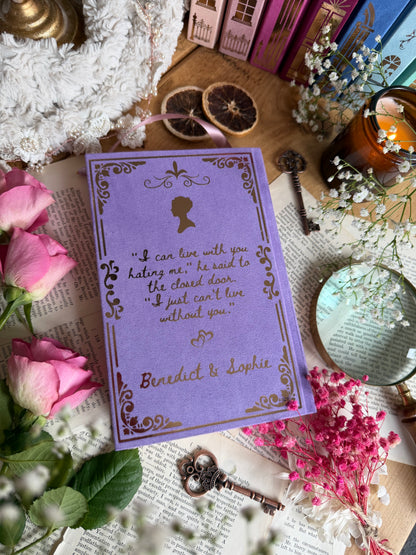 Bridgerton series by Julia Quinn | Handmade, Rebind, Special Edition, Romance Books