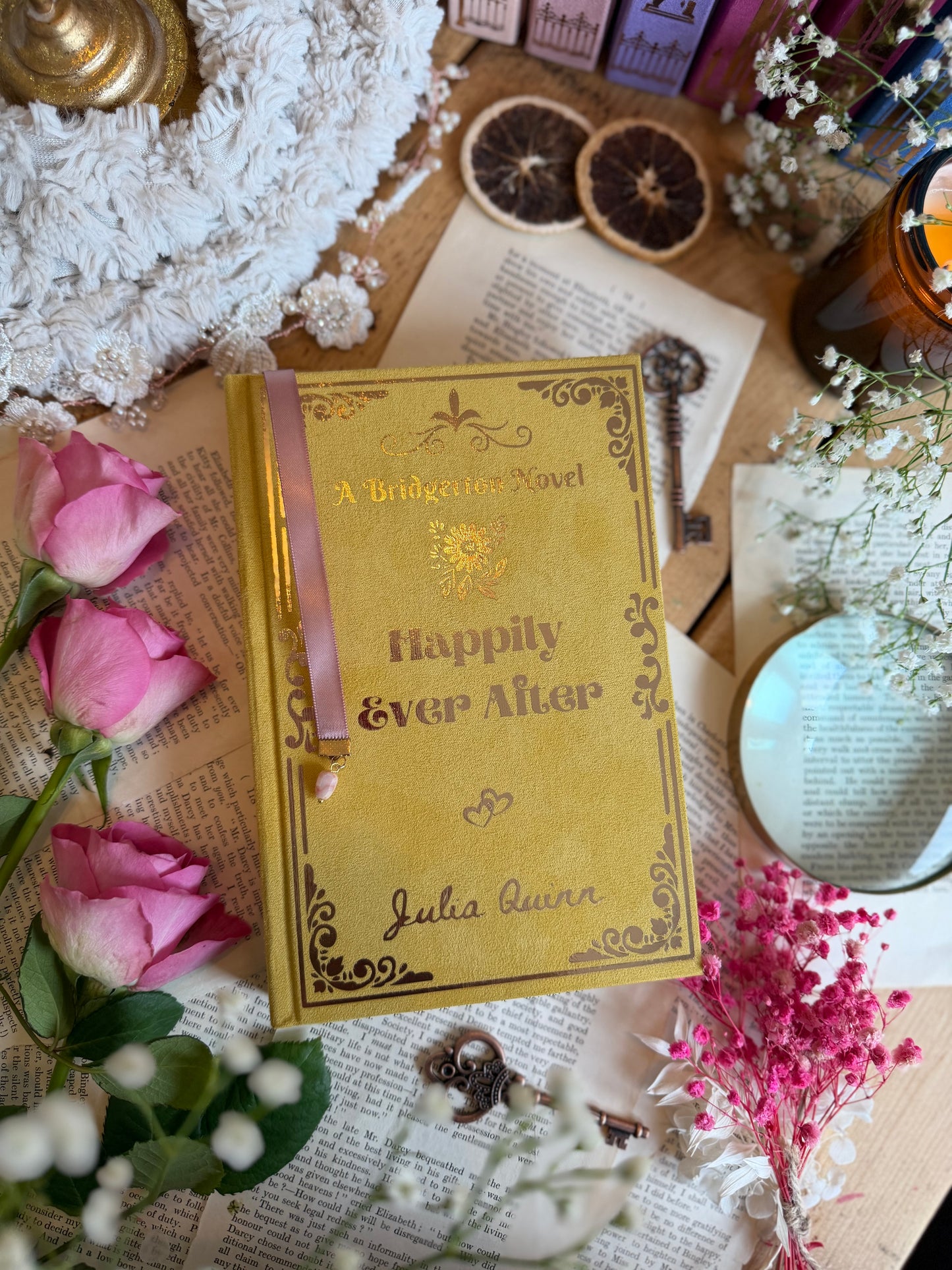 Bridgerton series by Julia Quinn | Handmade, Rebind, Special Edition, Romance Books