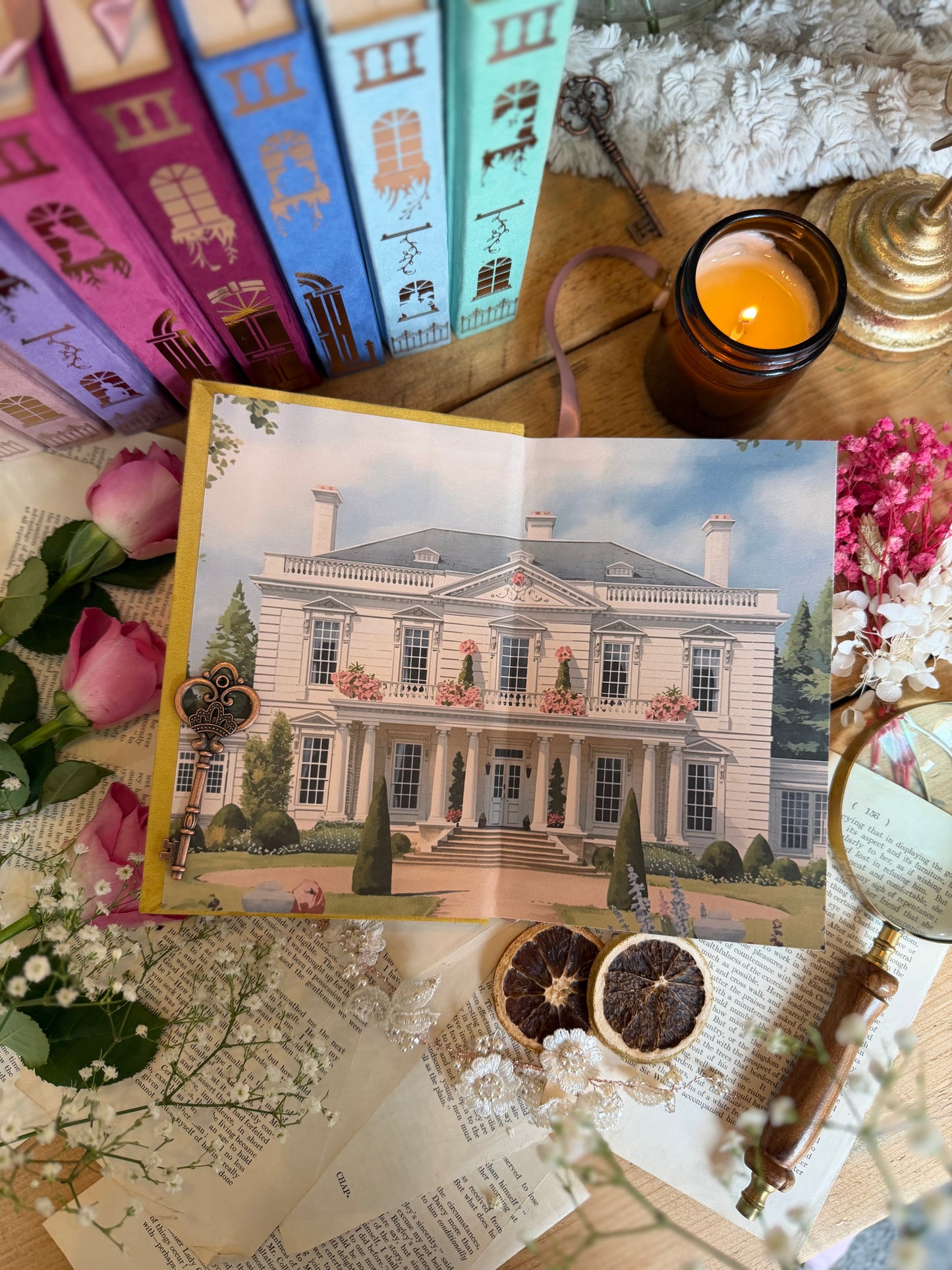 Bridgerton series by Julia Quinn | Handmade, Rebind, Special Edition, Romance Books