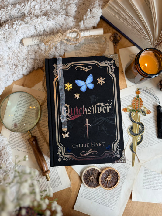 Quicksilver by Callie Hart - Butterfly Edition | Handmade, Rebind, Special Edition