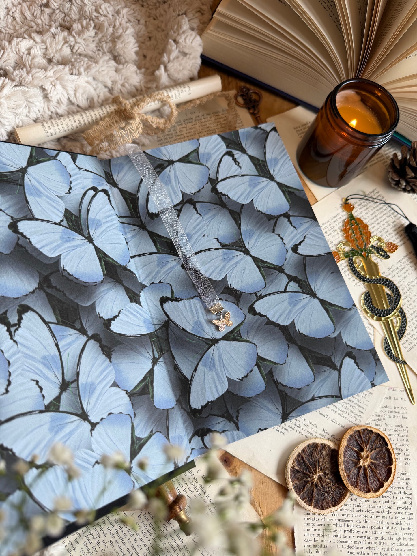 Quicksilver by Callie Hart - Butterfly Edition | Handmade, Rebind, Special Edition