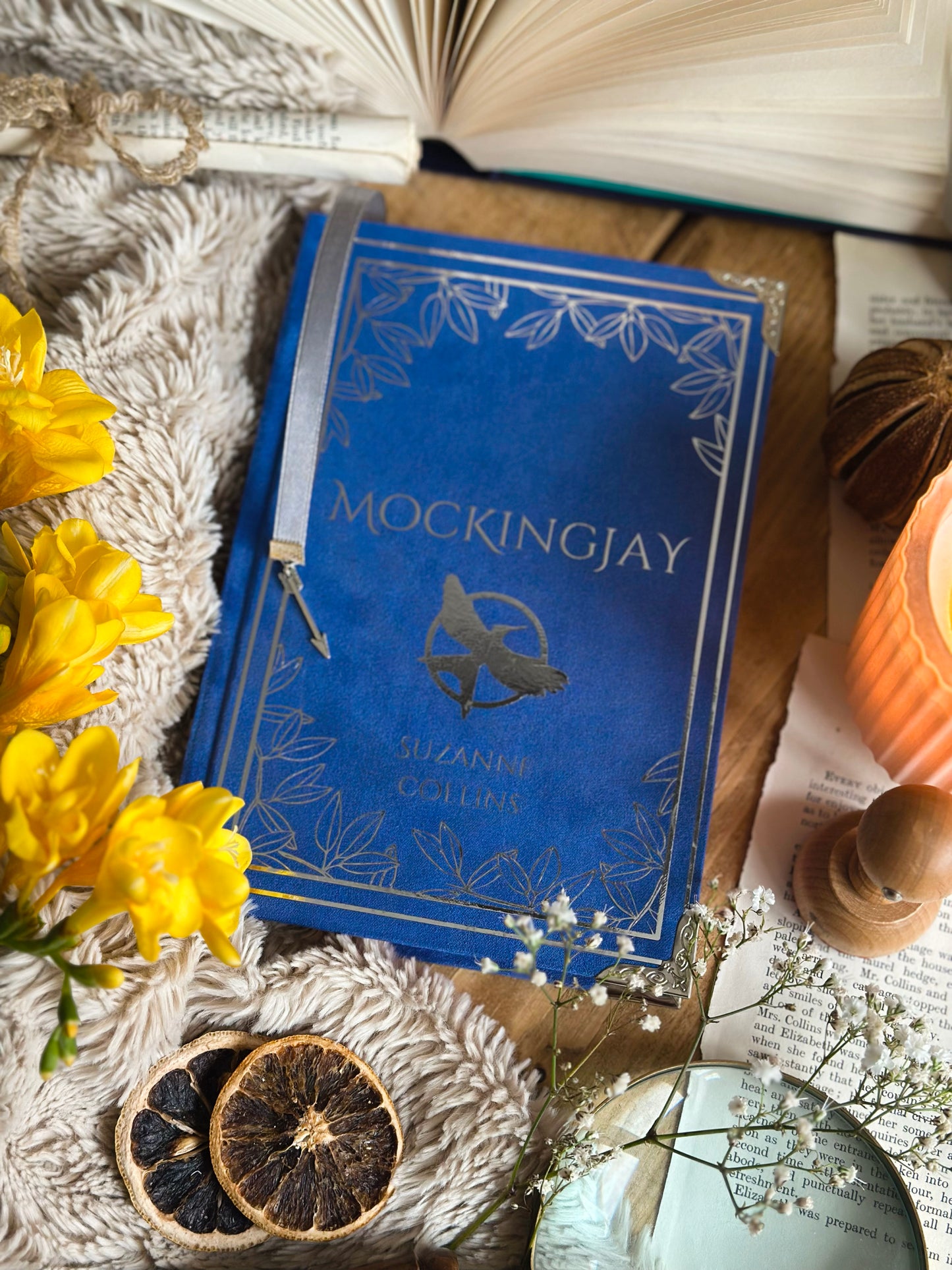 The Hunger Games Trilogy by Suzanne Collins plus The Ballad of Songbirds and Snakes | Handmade, Rebind, Special Edition