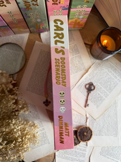 Dungeon Crawler Carl series by Matt Dinniman - The Royal Court of Princess Donut editions - book rebinds