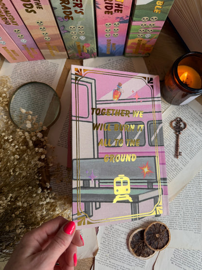 Dungeon Crawler Carl series by Matt Dinniman - The Royal Court of Princess Donut editions - book rebinds